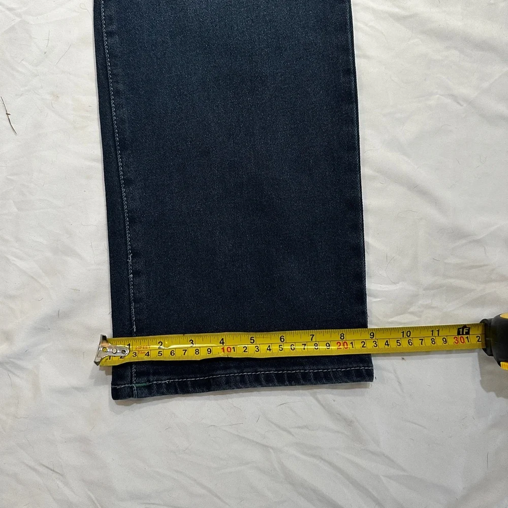 True Religion Ricky Straight Jeans Mens 36x34 Dark Wash Flap Pocket NWT